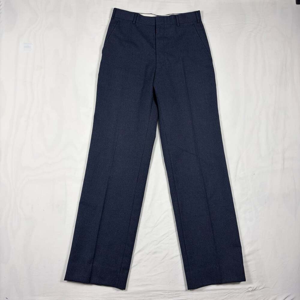 Opus by Melbo Dress Pants Size 73 Blue Pinstripe Tailored Trousers